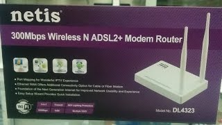 Configuration du routeur WIFIPoint d’accès netis 4323 [upl. by Aneehs461]