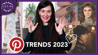 9 Pinterest trends that will dominate 2023 Fashion amp Beauty ǀ Justine Leconte [upl. by Annayk500]