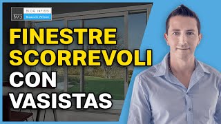 Finestre scorrevoli con vasistas ovvero con apertura a ribalta [upl. by Elvyn]