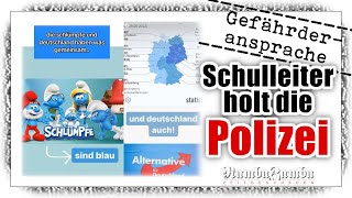 Alarm wegen AfDSchlumpfTikTok Polizei verhindert Schlimmeres mit Gefährderansprache [upl. by Yuille]