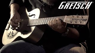 Gretsch G9201 Honey Dipper Metal Resonator Guitar  Featured Demo  Gretsch Guitars [upl. by Midas88]