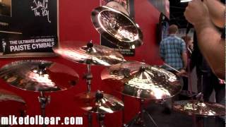 NAMM 2012 Paiste PST8 Cymbals [upl. by Sverre]