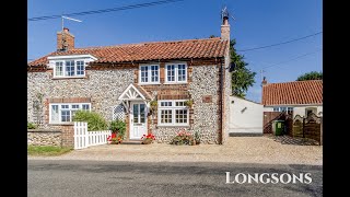 HOUSE TOUR UK Stunning cottage Rural location Norfolk For Sale with Longsons Estate Agents [upl. by Sammons]