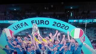 Europei 2020 2021 Italia Premiazione [upl. by Hansel]