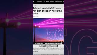 TMobile  5G Home Internet is Getting Cheaper [upl. by Elyk]