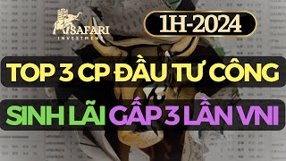 Top 3 Cổ Phiếu Đầu Tư Công SINH LÃI GẤP BA LẦN Vnindex Trong Năm 2024 [upl. by Riamo772]