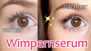 😍 super LANGE amp VOLLE WIMPERN in 2 Wochen  Wimpernserum DIY  Cali Kessy [upl. by Laersi662]