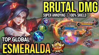 ESMERALDA BEST BUILD 2023  TOP GLOBAL ESMERALDA GAMEPLAY  MOBILE LEGENDS✓ [upl. by Bunch]