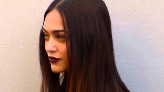 Top Model Zhenya KATAVA  Armani show Milan Fashion Week 25 september 2015 [upl. by Ennasil169]