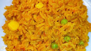 Vegan  Vegetarian Jollof Rice Jollof Recipe No Fish No Meat [upl. by Dean430]