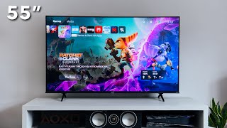 Hisense 55U8N Review  55Inch QLED 4K UHD Smart TV with 144Hz Refresh Rate [upl. by Wesle]