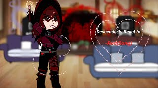 Descendants OG CharactersFtRed and Uma react to Red Song [upl. by Eellah]