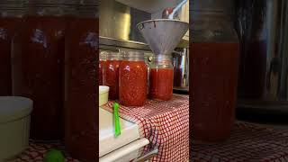 Canning tomatoes without a canner Tutorial on my channel canning homesteading foodpreservation [upl. by Su646]