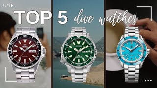 Top 5 dive watches under 500 in 2023 [upl. by Ical]