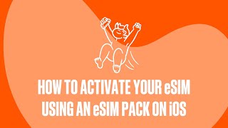 How To Activate Your eSIM Using An eSIM Pack on iOS  A Help Guide [upl. by Oilegor332]