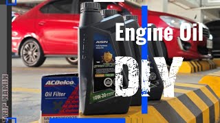 How to change engine oil and oil filter  Mitsubishi Mirage G4  Hatchback  Space Star  Attrage [upl. by Yajiv253]