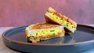 Paneer Panini With Tikka Masala Jam Recipe [upl. by Halfdan]