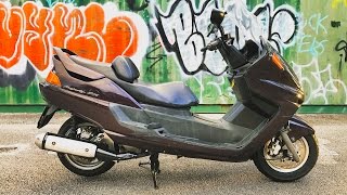 1998 Yamaha Majesty 250 Maxi Scooter YP250 Walk Around [upl. by Enimassej649]