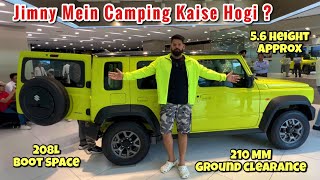 Finally Jimny 5 Door Aa Gayi 🎉🎉🥳 Car Camping in Jimny 4x4  theindianoverlander [upl. by Eedoj]