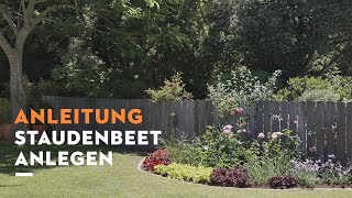 Anleitung Staudenbeet anlegen [upl. by Bosch]