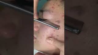 ASMR Rare Shaver  Shaves off the fine hair and stratum corneum on male customers heads [upl. by Lugo]