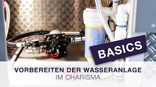 Concorde Basics  Vorbereitung der Wasseranlage beim Charisma [upl. by Lenssen]