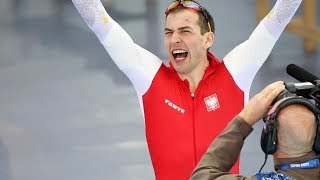 Zbigniew Bródka mistrzem olimpijskim Komentarz Piotra Dębowskiego [upl. by Rehpotirhc]