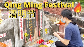 Tomb Sweeping Day Ancestor Prayer on Qing Ming Jie [upl. by Nortyad]