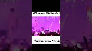 BTS Concert 2026 in India ❣️😉 pls subscribe my channel and support me guys ☺️ [upl. by Riorsson]