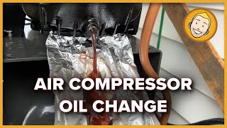 5HP Air Compressor Oil Change  Schulz of America [upl. by Belden]