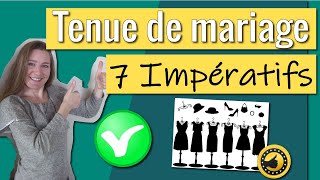 Étiquette amp MARIAGE  quelle TENUE une LADY peut elle porter  7 IMPÉRATIFS [upl. by Bili]