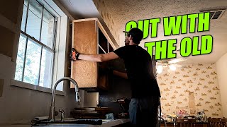 DIY Galley Kitchen Remodel Part 1  Timelapse  Fixer Upper Ep 10 [upl. by Krasner]