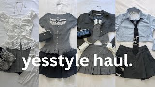 yesstyle haul  try on haul korean fashion cute pinterest clothes [upl. by Goodhen897]