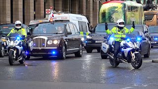 SEG escorting South Korean President Yoon through London [upl. by Tina948]