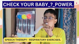 Respiratory Exerciser For Speech Therapy  Autism Speech Therapy Mouth Exercises [upl. by Harwin]