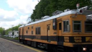 HD Sperry Rail Inspection Car on MBTAPan Am Railways [upl. by Hike863]