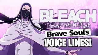 ThousandYear Blood War Scattered Sakura Voice Lines Translated Bleach Brave Souls [upl. by Yaker]