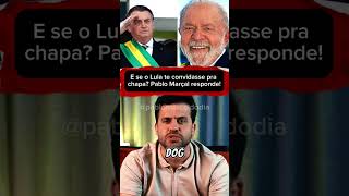 Você aceitaria fazer chapa com Lula Pablo Marçal responde [upl. by Aubigny164]