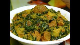 Easy Delicious Palak Recipe  Bengali Style Palong Shak  Bori Dye Palong Shak  Palak Recipe [upl. by Rolanda]