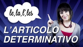 Corso di Francese con Aurélie  quotGrammatica larticolo determinativoquot lezione 6 [upl. by Kcirednek]