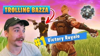 Trolling my Friend in Fortnite ft BazzaGazza  Fortnite Battle Royale [upl. by Marylou]