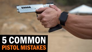 5 Common Pistol Shooting Mistakes We See At Classes [upl. by Auahsoj257]