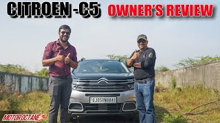 20000kms Citroen C5 Aircross Owner’s Review  Best SUV in the segment [upl. by Odnumyer]