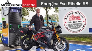 Energica Eva Ribelle RS  LeserBikeVideo von Frank mit Probefahrt [upl. by Yehc]