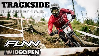 TRACKSIDE  British Downhill Series Round 6 Llangollen Ride Portugal track [upl. by Ahtan]