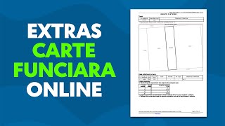 Extras de Carte Funciara CF Online in doar 10 minute Tutorial Explicit [upl. by Bolte279]