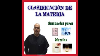 Clasificación de la materia conceptos y ejercicicos [upl. by Cherianne726]