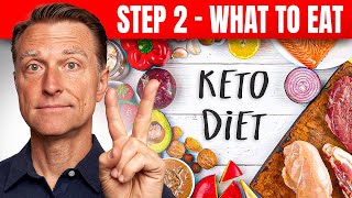 Dr Bergs Guide to Healthy Keto® Eating Step 2  What to Eat [upl. by Ahsenac]