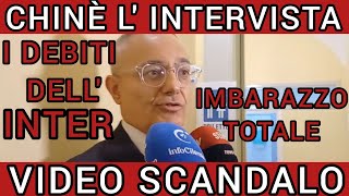 Lintervista di Chinè che certifica la protezione dell Inter sui propri debiti [upl. by Cheston646]