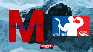 Mates v Hellfish  B2 7th November  IceHQ Beer League ice hockey [upl. by Bartley]